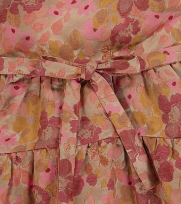 Robe en coton mélangé à fleurs | Paade Mode