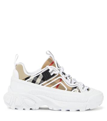 Vintage Check canvas sneakers | Burberry Kids