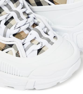 Vintage Check canvas sneakers | Burberry Kids