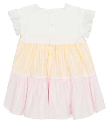 Baby striped cotton-blend dress | Il Gufo