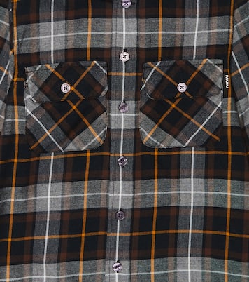 Rizz checked hooded shirt | Molo