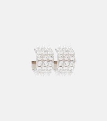 Karma crystal-embellished earrings | Amina Muaddi