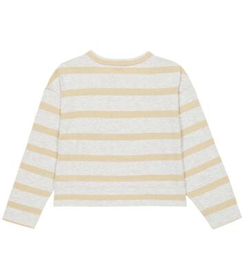 Striped jersey long-sleeved top | Brunello Cucinelli Kids