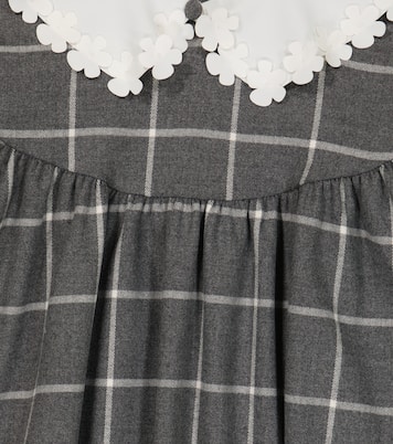 Embellished checked dress | Il Gufo