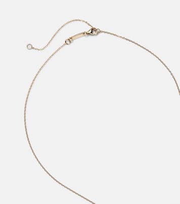 18kt gold necklace with emeralds | Suzanne Kalan