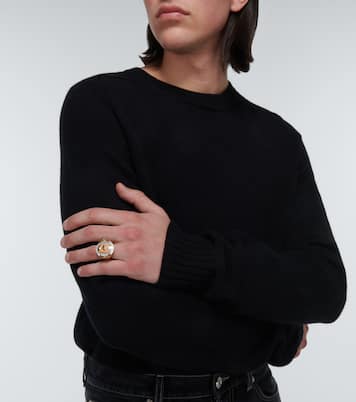 La Maschera signet ring | Versace