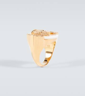 La Maschera signet ring | Versace