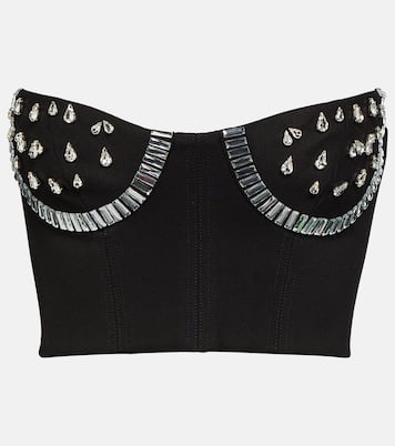 Verziertes Cropped-Top | Area