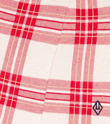 Gonna Lynx in cotone a quadri | The Animals Observatory