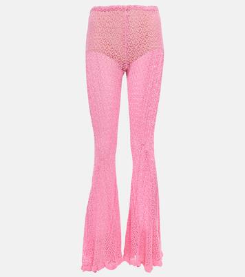 Crochet flared pants | Blumarine