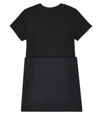 Logo cotton jersey dress | Balmain Kids