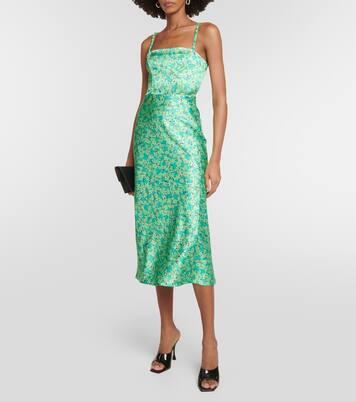 Midikleid aus Satin | Rotate