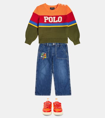 Jeans a gamba larga con ricamo | Polo Ralph Lauren Kids