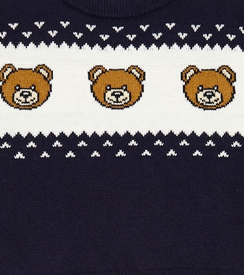 Bébé – Pull Teddy Bear en intarsia | Moschino Kids