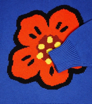 Boke flower intarsia sweater  | Kenzo Kids