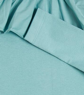 Renate ruffled cotton-blend top | Molo