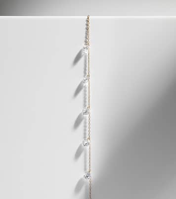 Danaé 18kt gold necklace with diamonds | Persée