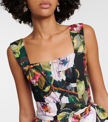 Floral cotton gown | Dolce&Gabbana