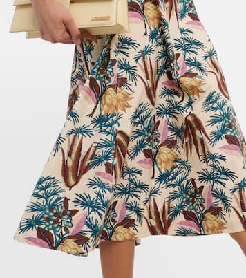 Robe midi Devon imprimée en coton | Ulla Johnson