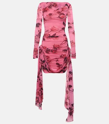 Vestido corto de jersey estampado | Blumarine
