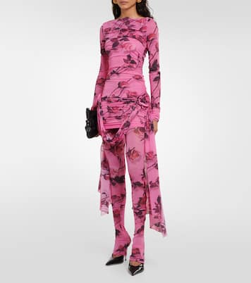 Vestido corto de jersey estampado | Blumarine