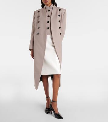 Jupe crayon en cuir | Alaïa