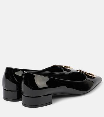 Venera patent leather ballet flats | Ferragamo