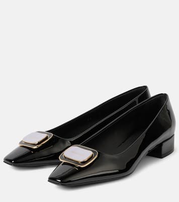 Venera patent leather ballet flats | Ferragamo