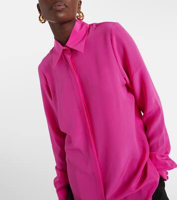 Bluse Keltie aus Crêpe de Chine aus Seide | Costarellos