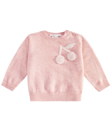 Baby jacquard cashmere sweater | Bonpoint