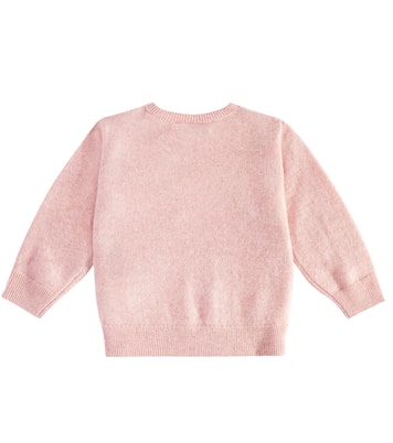 Baby jacquard cashmere sweater | Bonpoint