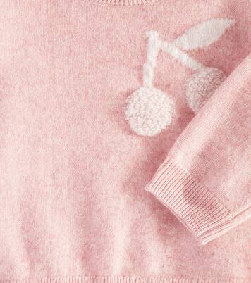 Baby jacquard cashmere sweater | Bonpoint