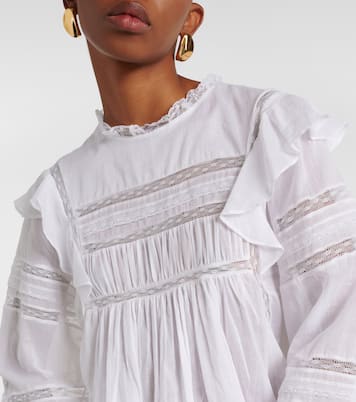 Bluse Ganael aus Baumwoll-Voile | Marant Etoile