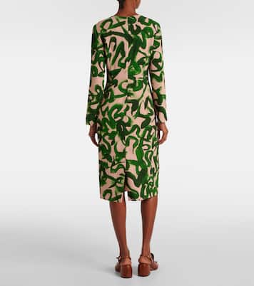 Robe midi imprimée | Dries Van Noten