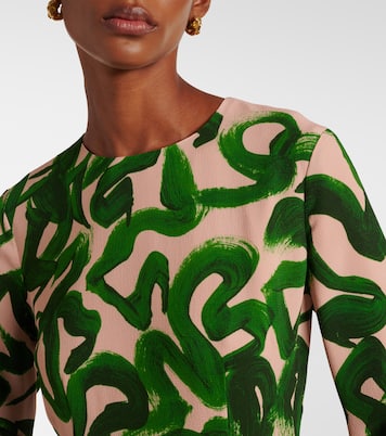 Robe midi imprimée | Dries Van Noten