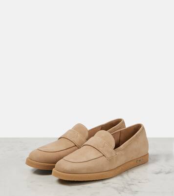 Loafers Softmoc aus Veloursleder | Max Mara