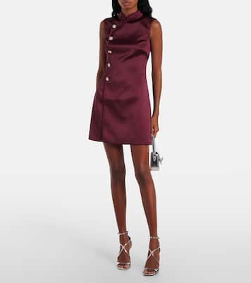 Minikleid aus Satin | Self-Portrait