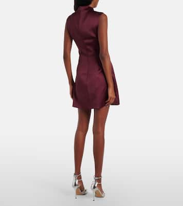 Minikleid aus Satin | Self-Portrait