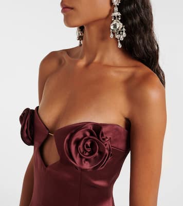 Abito bustier in raso di seta | Magda Butrym