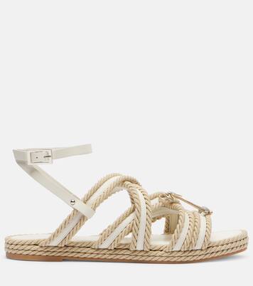 Embellished woven sandals | Mach & Mach