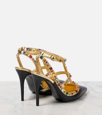 Pumps Rockstud 100 aus Leder  | Valentino Garavani