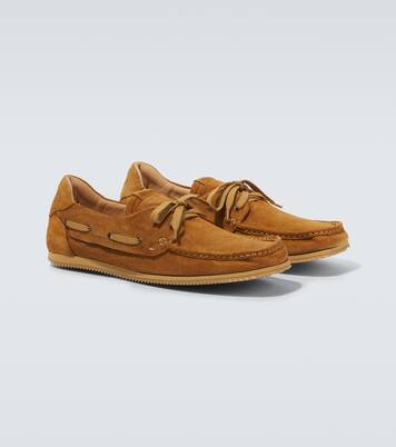 Batto croc-effect suede boat shoes | Jacquemus