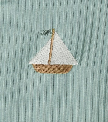 Harvie embroidered rashguard top | Donsje