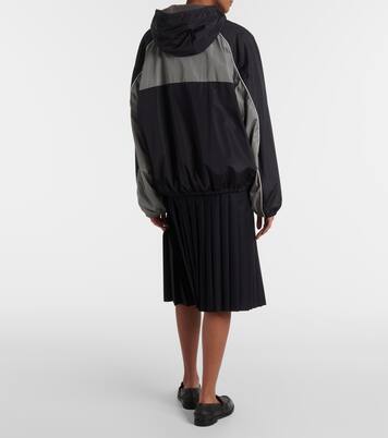 Giacca sportiva oversize con logo | Miu Miu