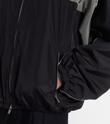 Giacca sportiva oversize con logo | Miu Miu