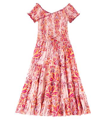 Soledad shirred dress | Poupette St Barth Kids