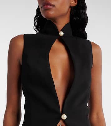 فستان قصير بأجزاء مقتصة  | Mugler