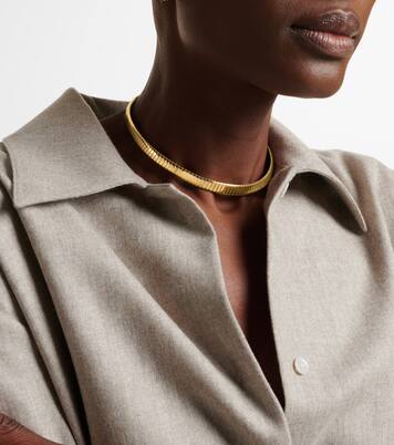 Bvlgari Tubogas 18kt gold choker  | Bvlgari