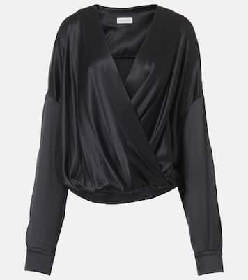 Top aus Satin | Dries Van Noten