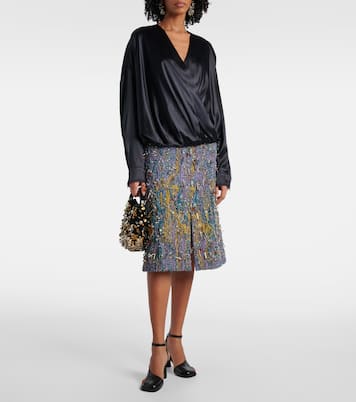 Top aus Satin | Dries Van Noten